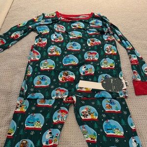 Little Sleepies holiday set bundle. One shirt new with tags